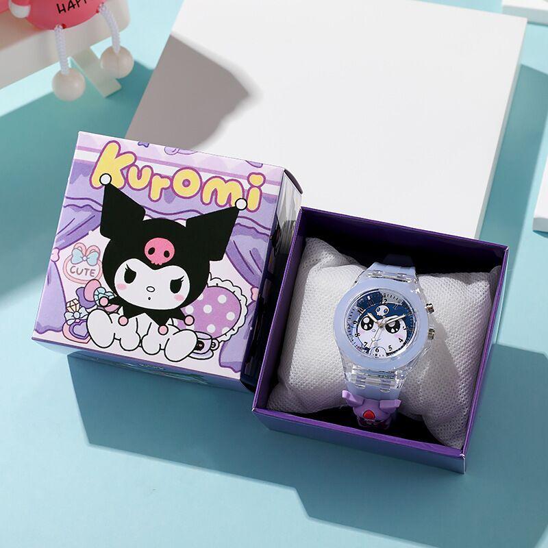 Jual New Arrival! Jam tangan anak Motif Kuromi My Melody Cinnamorol ...