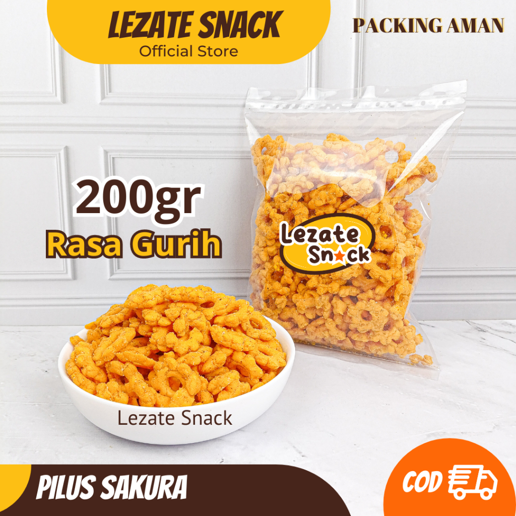 Jual Sedap Snack - Snack Ribut Gurih 200GR Kiloan Murah Enak Renyah ...