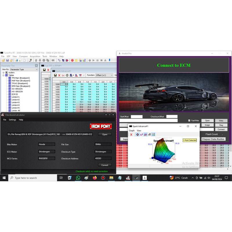 Jual Paket Alat Remap ECU Honda + Software + File | Shopee Indonesia