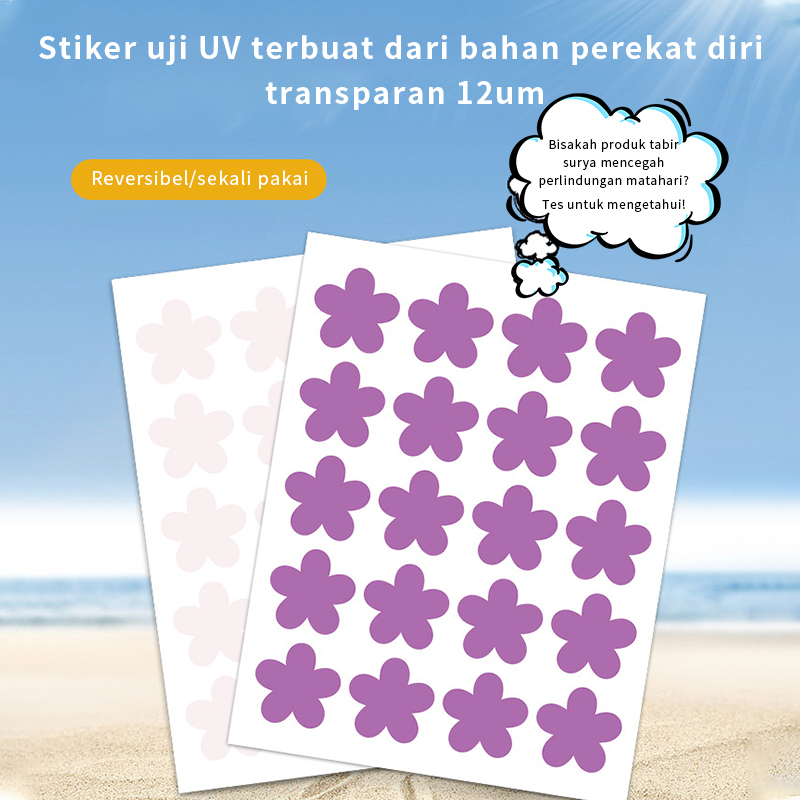Jual UV Test Stickers For Sunscreen Sunscreen Sunblock UV Color ...