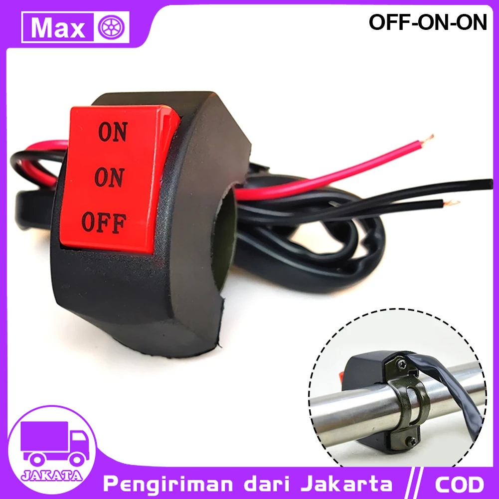 Jual Saklar On Off Universal Saklar Lampu Tembak Saklar On Off Stang ...