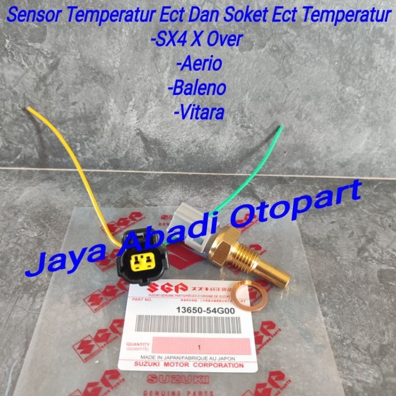 Jual Sensor Ect Temperatur Dan Soket Ect Suzuki SX4 X Over Baleno Aerio ...