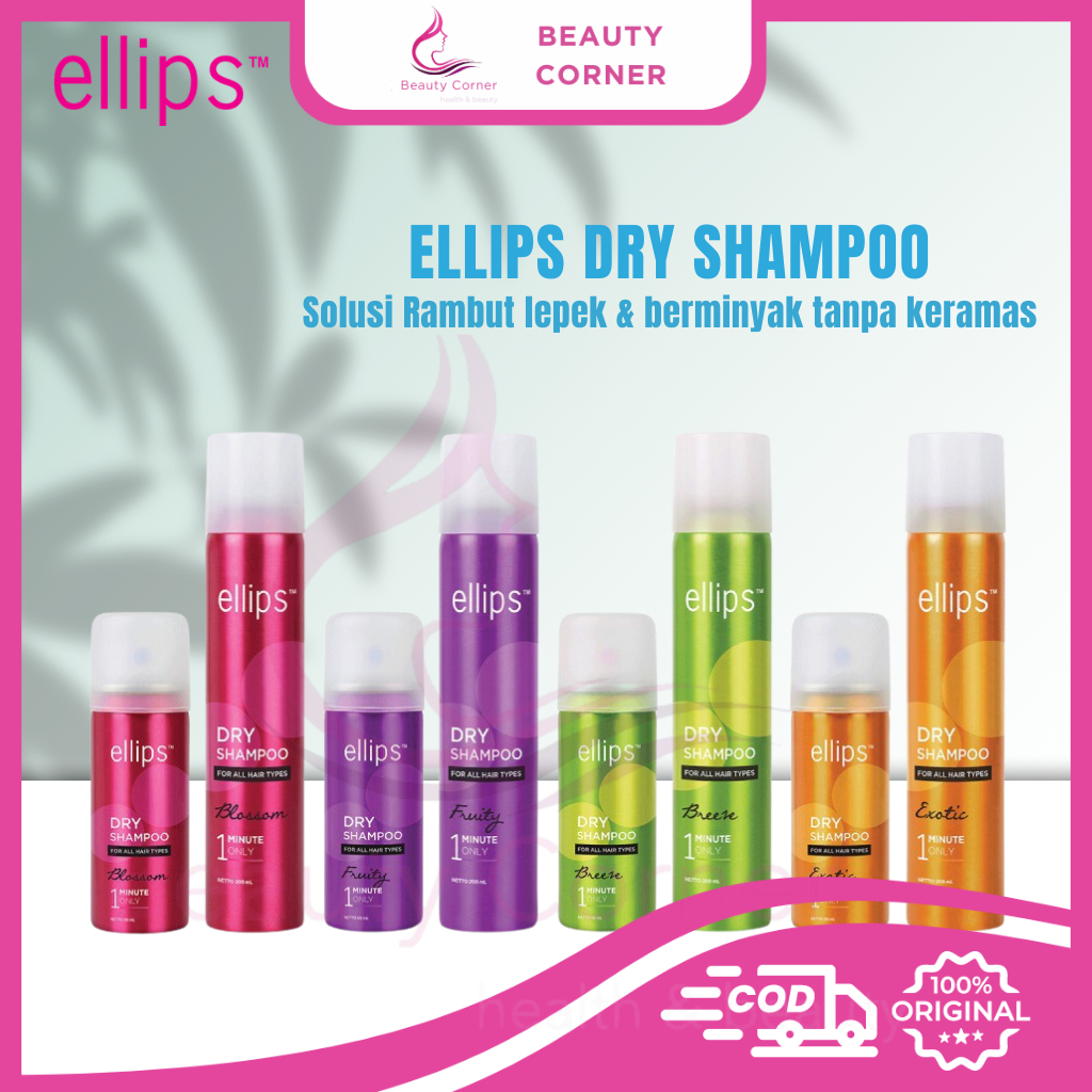 Jual Ellips Dry Shampoo For All Hair Types | Shopee Indonesia