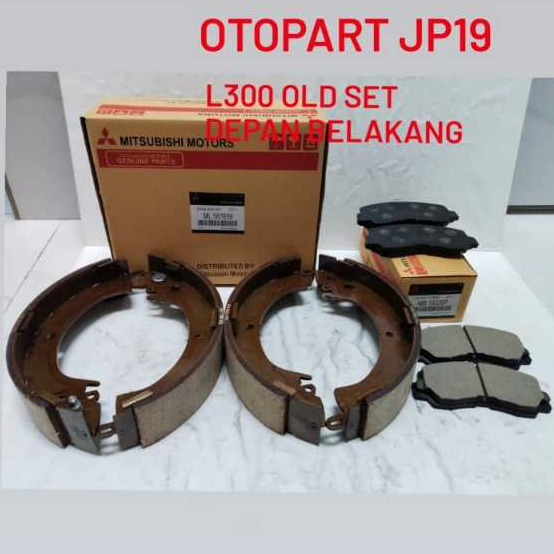 Jual BRAKE PAD BRAKE SHOE L300 LAMA KAMPAS REM SET DEPAN BELAKANG L300 ...