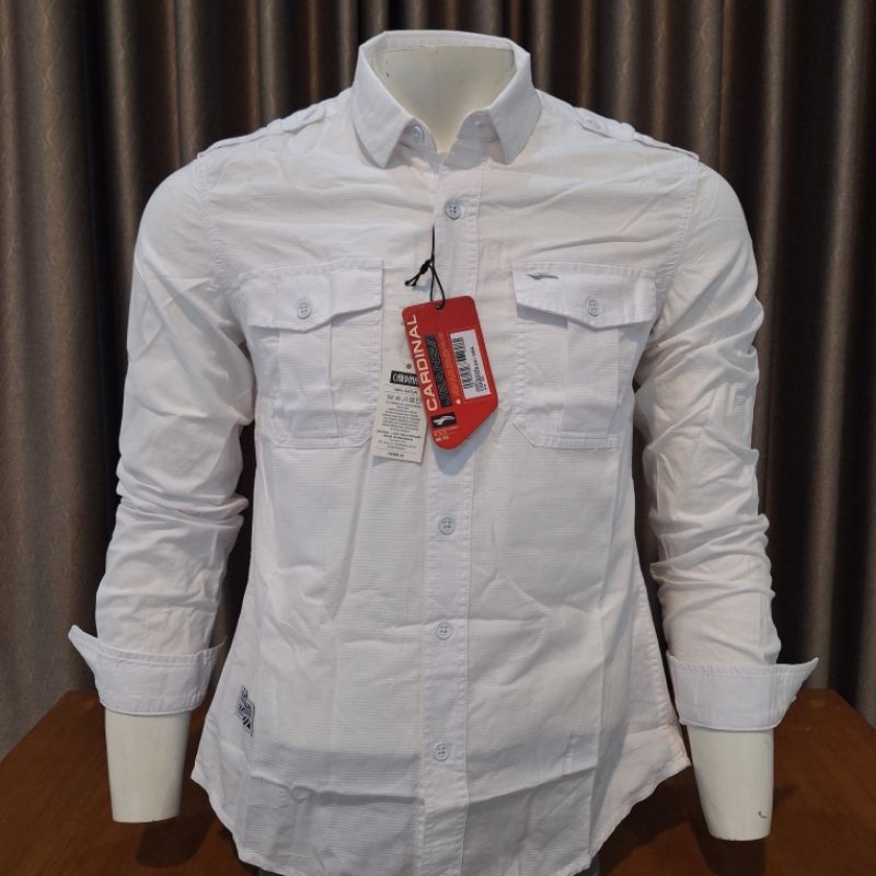 Cardinal Casual Pocket Detail Kemeja Pria