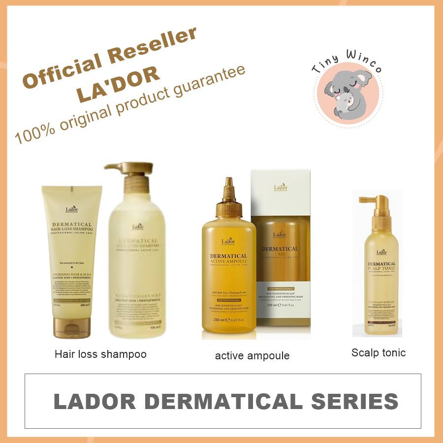 Jual Lador Dermatical Series hair loss shampoo / Active Ampoule ...