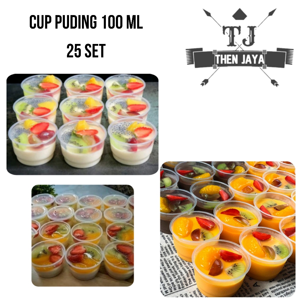 Jual [TJ] Cup Puding 100 ml / Thinwall 100ml / Cup Rujak 7 Bulanan ...