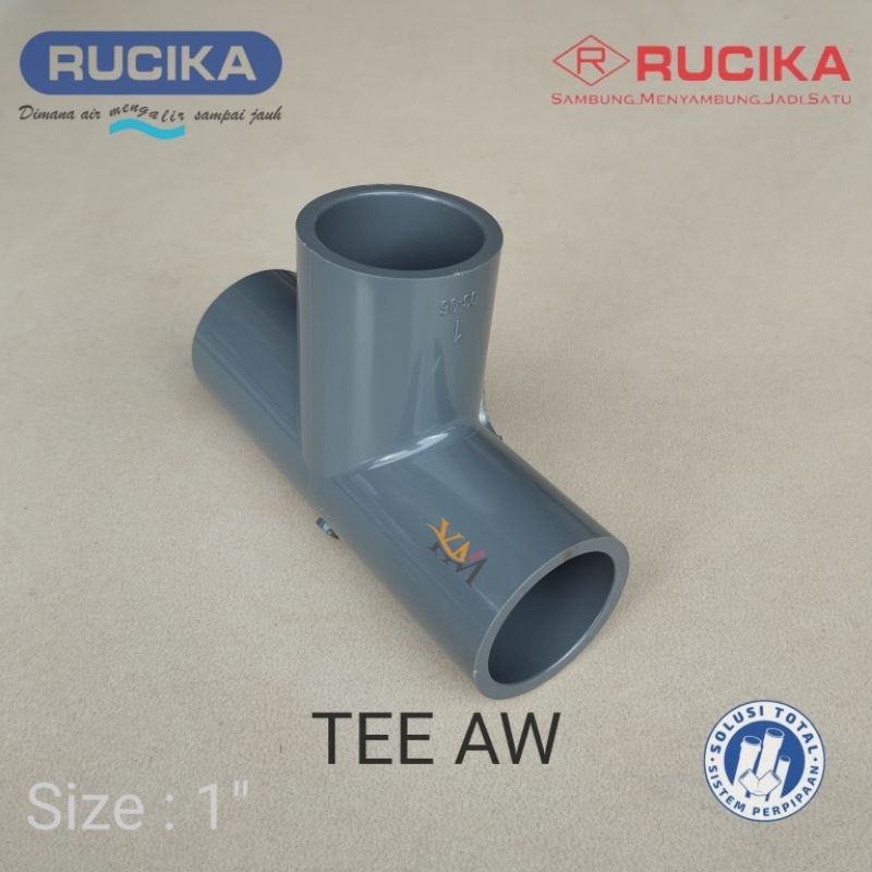 Jual TEE PVC AW RUCIKA 1 INCH | Shopee Indonesia