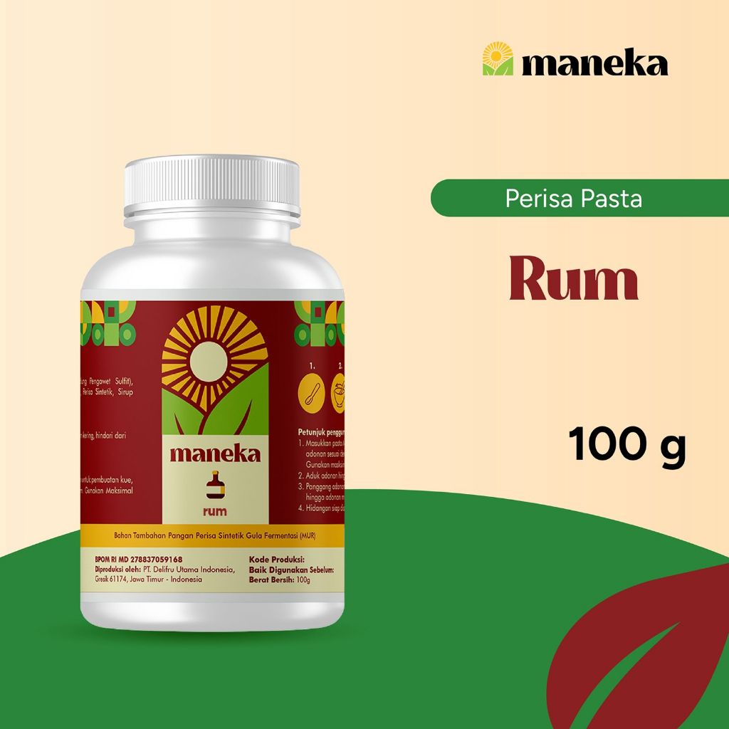 Jual Maneka Rum Perisa Pasta - Aroma Perasa & Pewarna Makanan Rasa Rum ...