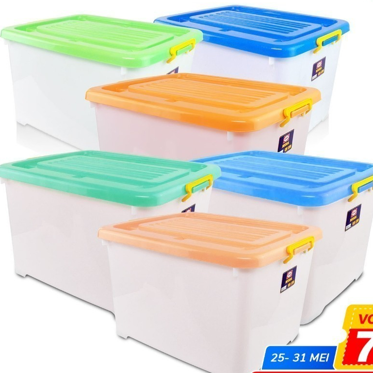 Jual SHINPO Kontainer Plastik Dengan Roda Mega Container Box Kotak ...
