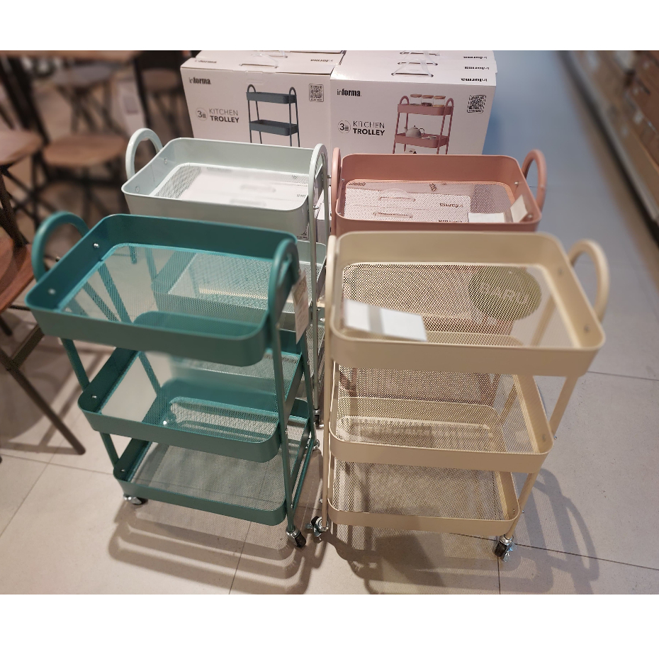 Jual Informa Walter II KITCHEN TROLLEY Rak Troli Dapur 3 Tingkat ...