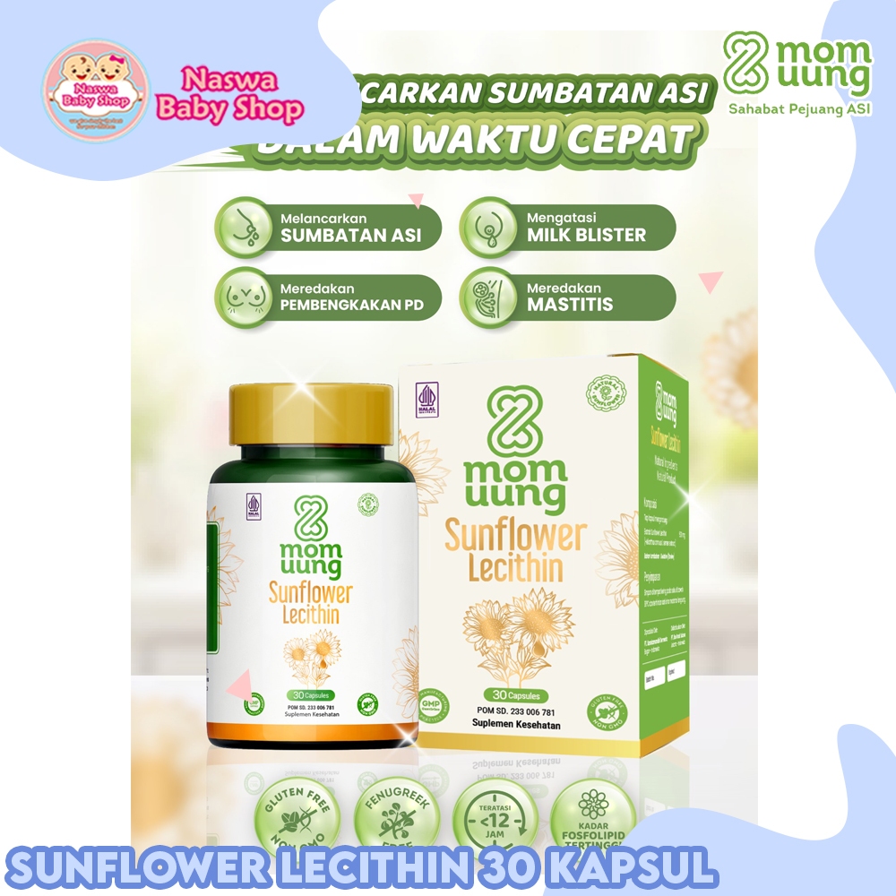 Jual Mom Uung Sunflower Lecithin Suplemen Kesehatan Melancarkan