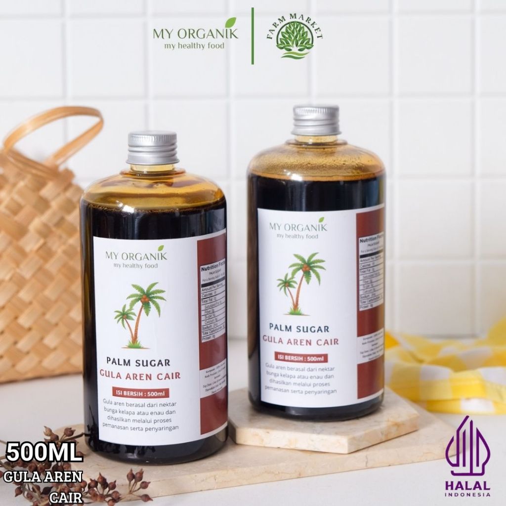 Jual Paket 2 Botol Gula Aren Cair 500ml - Sirup Palm Sugar Asli Gula ...