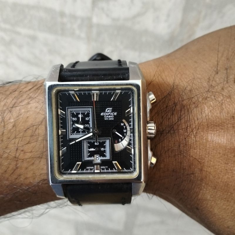 Jual jam tangan ORIGINAL CASIO EDIFICE CHRONOGRAPH SQUARE | Shopee ...