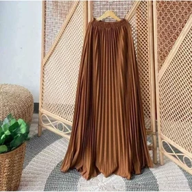 Rok Plisket Premium Standar Rok Muslim Rok Mayung