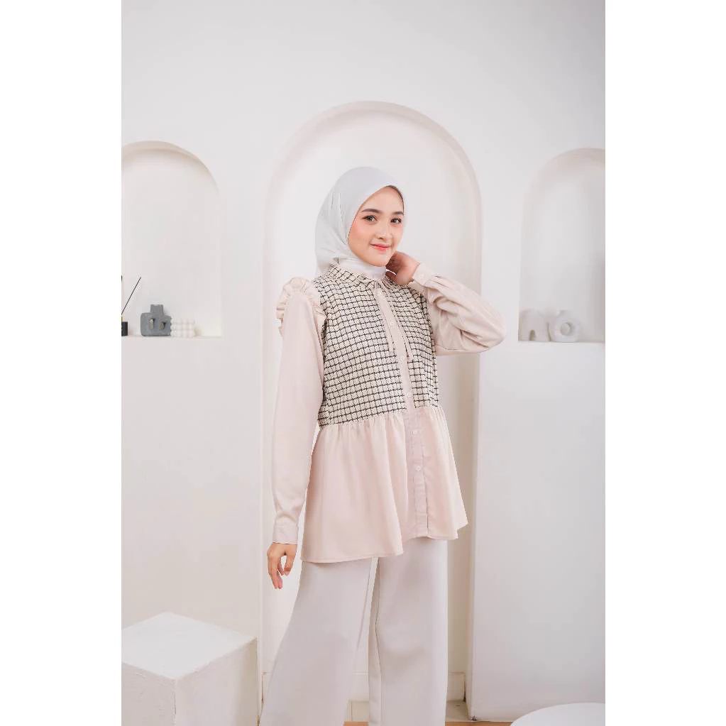 Kin Outfit Blouse Atasan Wanita Colleta