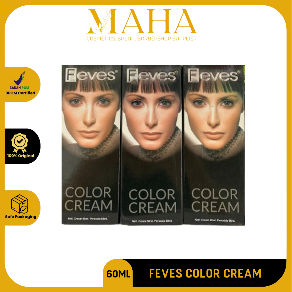 Jual FEVES HAIR COLOR 60ML | CAT RAMBUT | Shopee Indonesia
