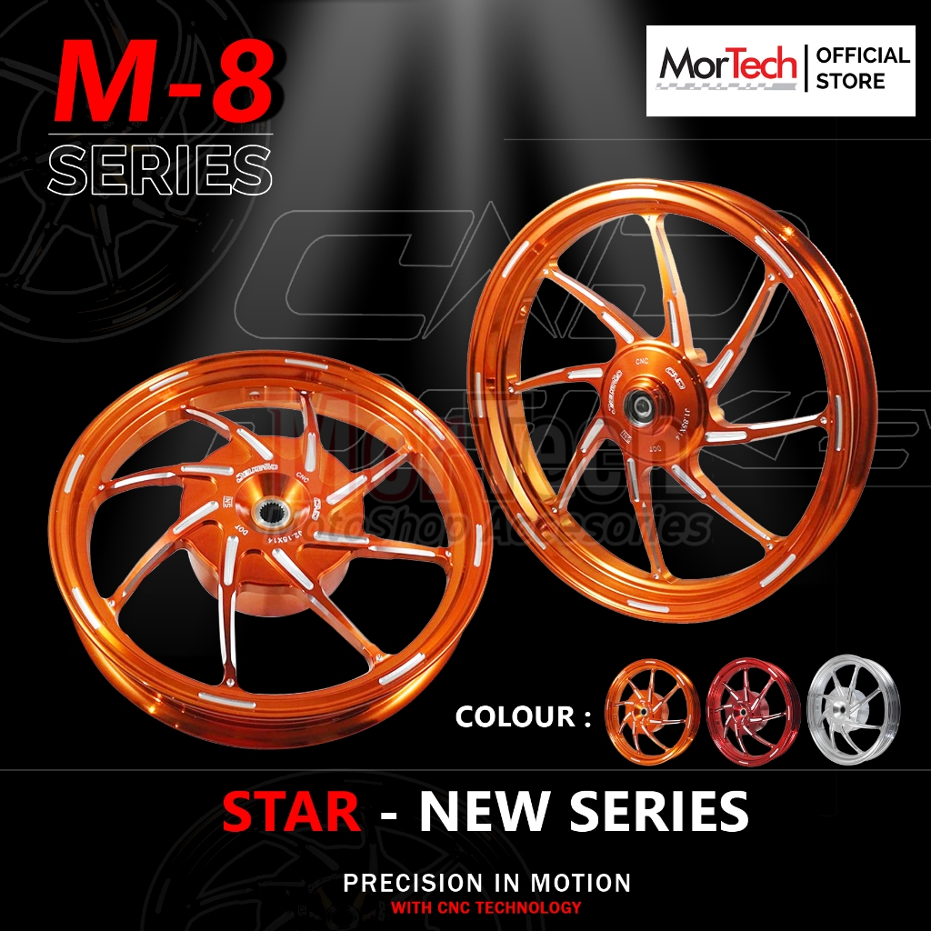 Jual Velg Pelek DND Delkevic M8 Star Mio Sporty Mio Soul Fino Mio J ...