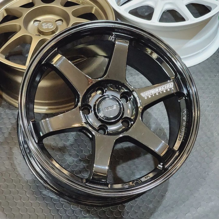 Jual velg mobil racing r17 TE37 velg ring 17 reborn venturer zenix crv ...