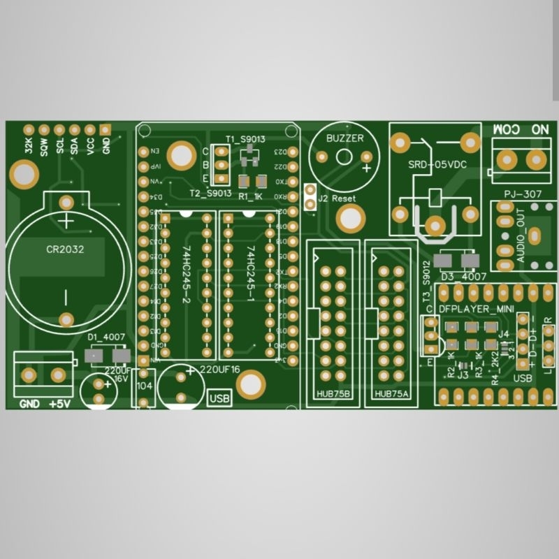 Jual PCB controller JWS autotartil Panel RGB, jam digital running text ...