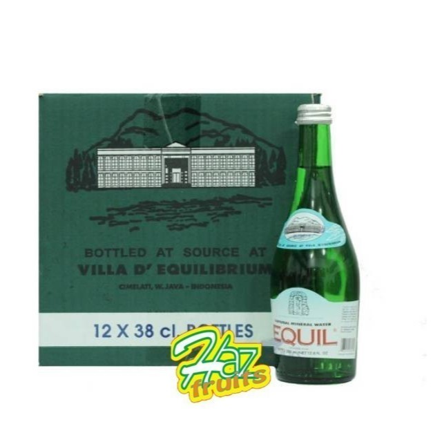 Jual EQUIL Natural Mineral Water 380ml 1 Karton 12 Pcs | Shopee Indonesia