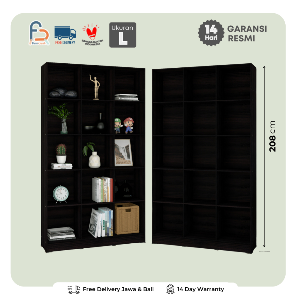 Jual Furnicrush Rak Susun / Rak Buku / Rak Serbaguna / Rak Gym / Rak ...