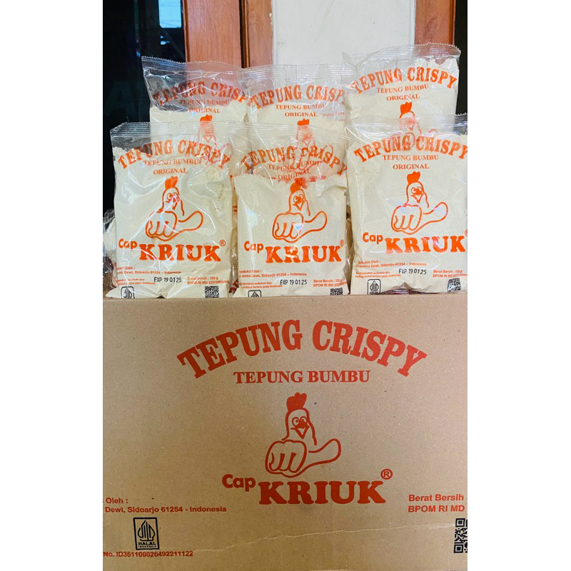 Jual Tepung Crispy Cap Kriuk Original 150 gr Tepung Bumbu Serba Guna ...