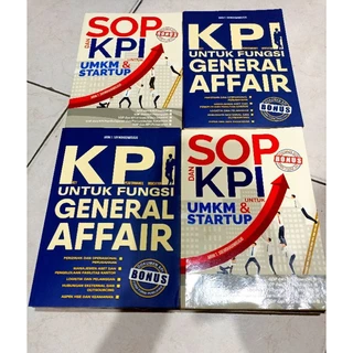 ( PROMO BUKU MURAH ORIGINAL ) BUKU BISNIS / 1 PAKET 2 BUKU / SOP DAN KPI UNTUK UMKM & STARTUP / KPI UNTUK FUNGSI GENERAL AFFAIR / ARINI T. SOEMOHADIWIDJOJO / KARIR / INVESTASI / 1 SET 2 BUKU / BEST SELLER /