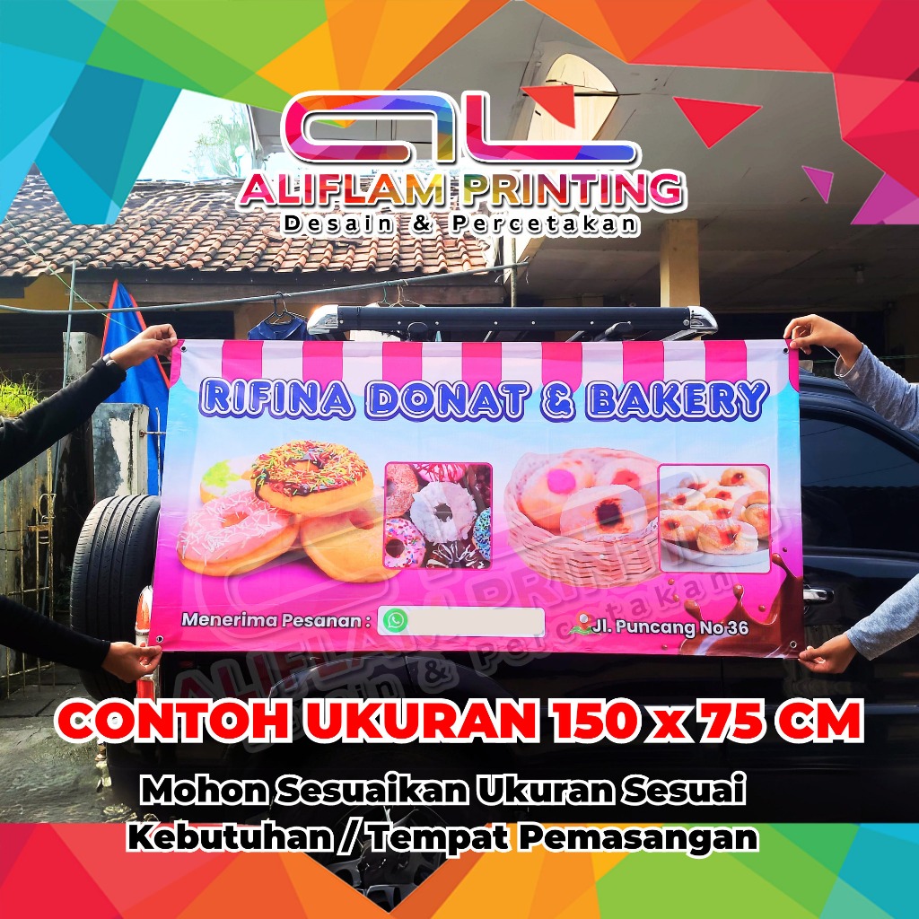 Jual CETAK BANNER SPANDUK 150x75 CM MURAH | SUDAH GRATIS DESAIN ...