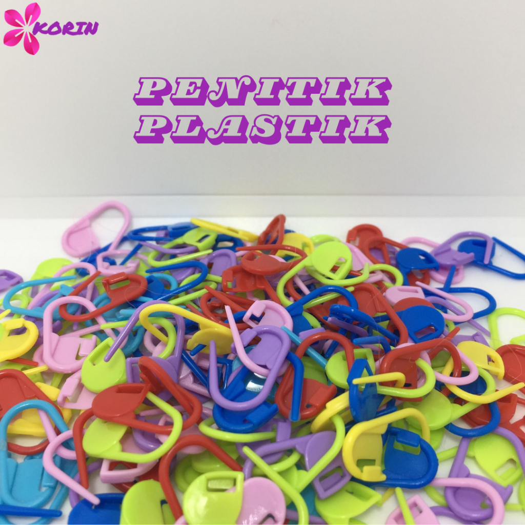 Jual [PAKET 10PCS] - Penanda Rajut Mix Color/ Locking Stitch Marker ...