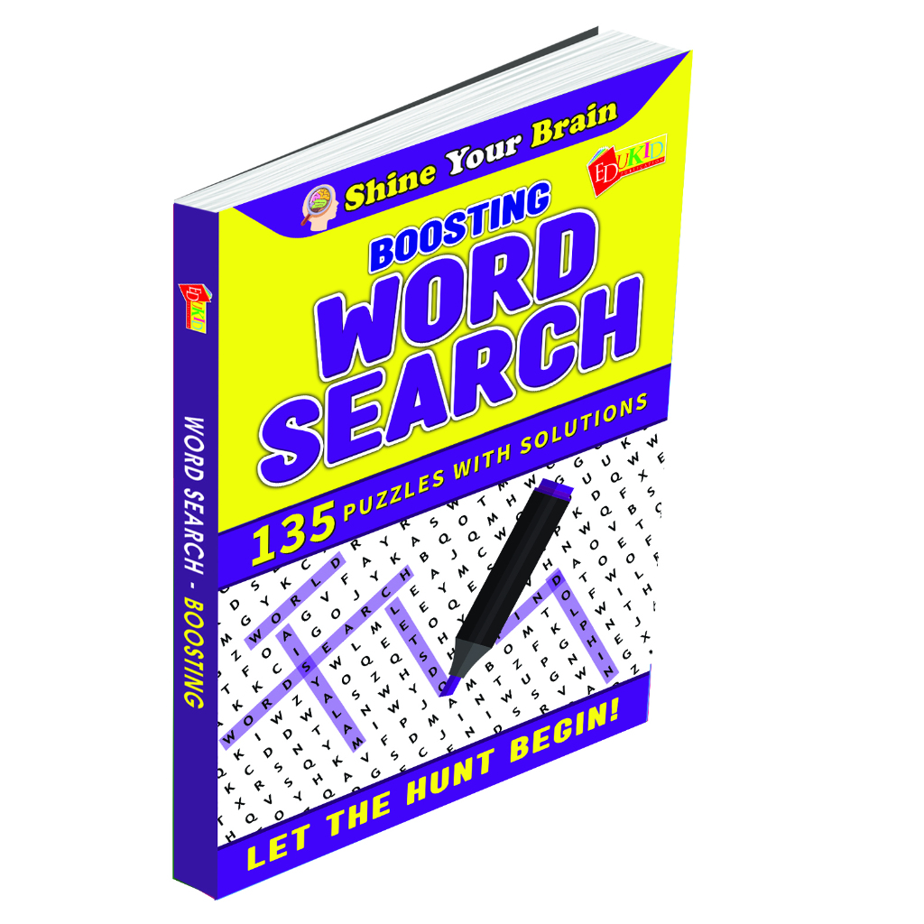 Jual [Edukid] Shine Your Brain Word Search Boosting Book 160 Pages ...