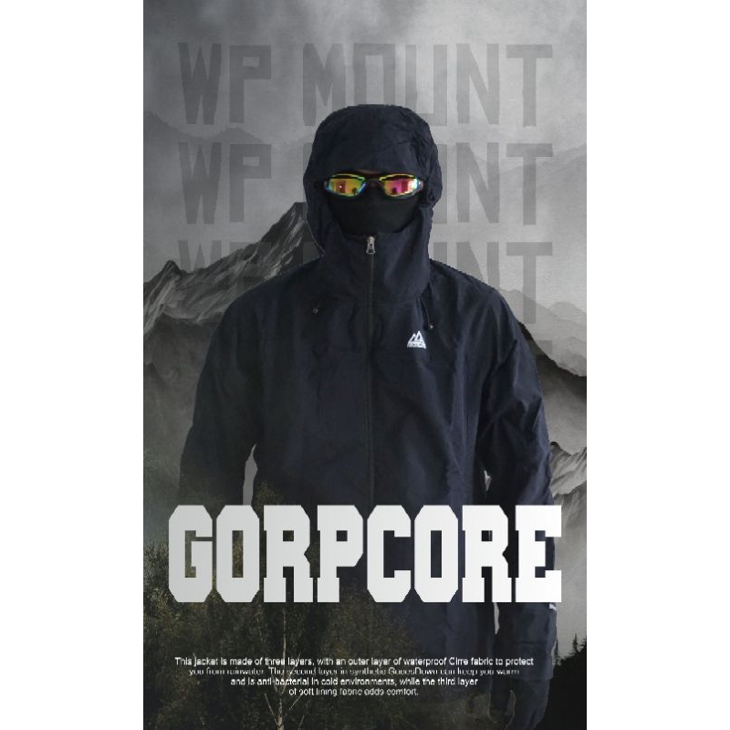 Jual jaket Mountain-G gorpcor Casual urban hiking original waterproof ...