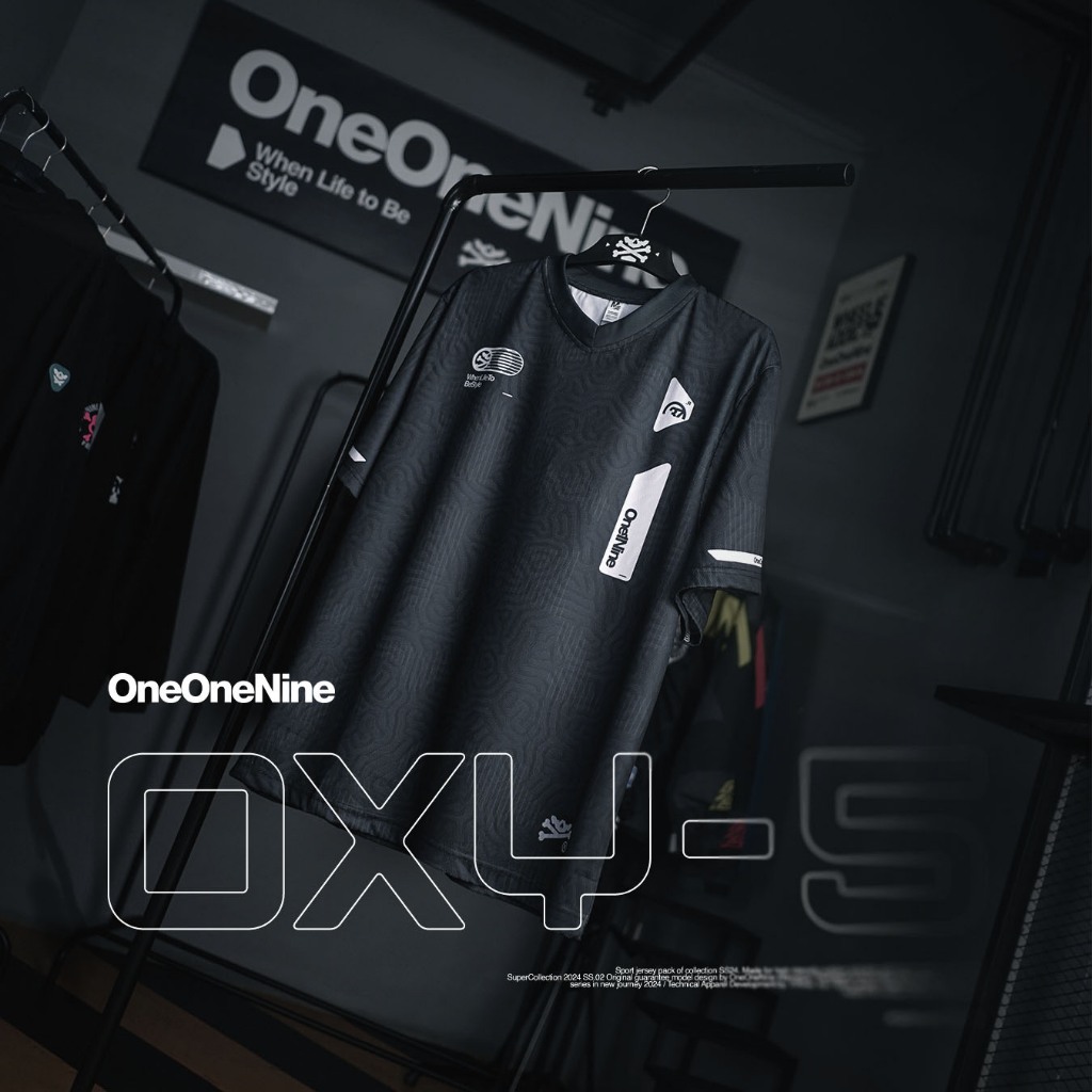 Jual Oneonenine Ksr Jersey Oxy-5 Black Series - Jersey Oversize Lengan ...