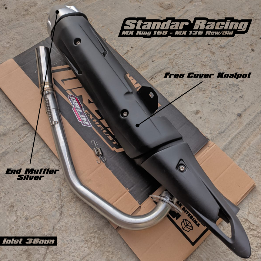 Jual Knalpot Standar Racing MX King - MX 135 New/Old | Original ...