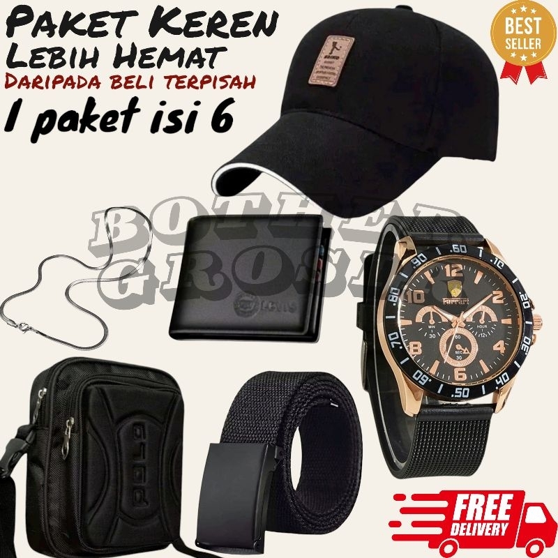 Jual (Promo Paket Istimewa Pria Keren Combo Star Pria Terbaru ) 6 In 1