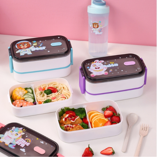 Jual CHOBEST Lunchbox 2 Tingkat Karakter Anak BPA Free CB640 - Beruang ...