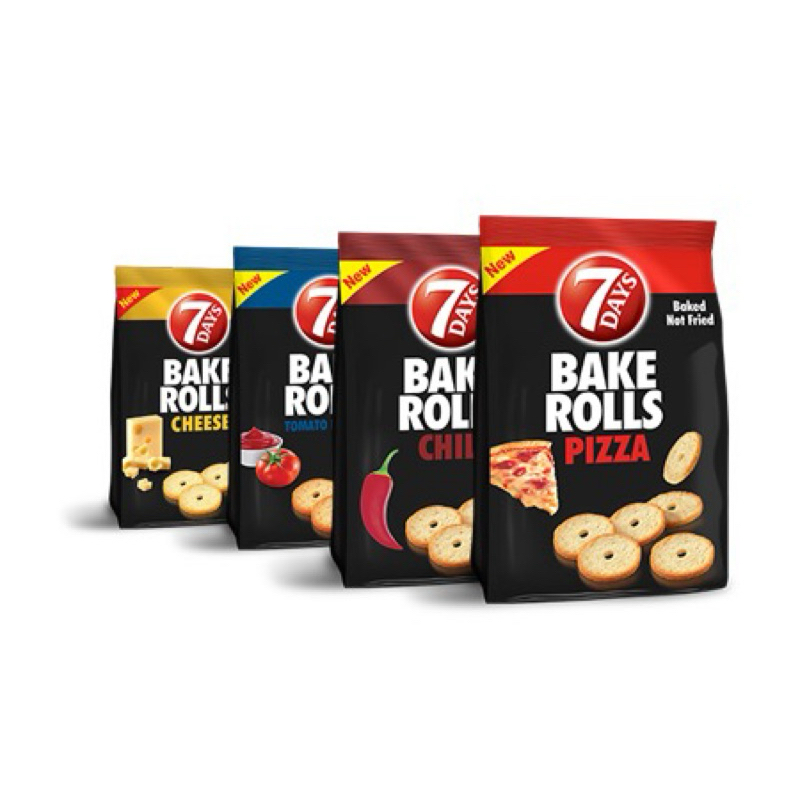 Jual Roti 7 Days Croissant Ecer Bake Rolls Cheese Pizza Tomatos Milk ...
