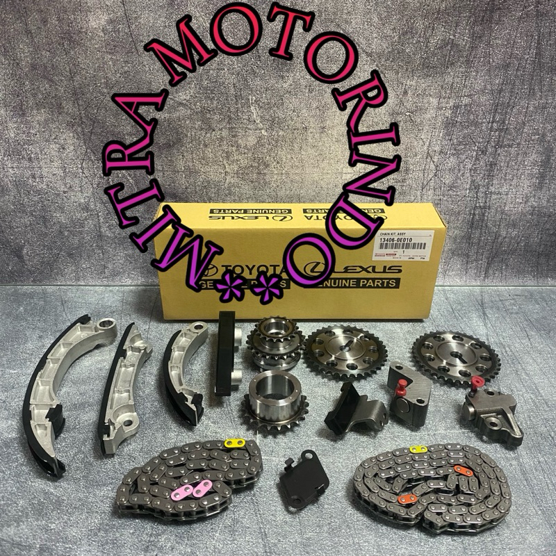 Jual Chain Kit Set/Timing Chain Set Toyota Hilux Revo/Innova Reborn 2GD ...