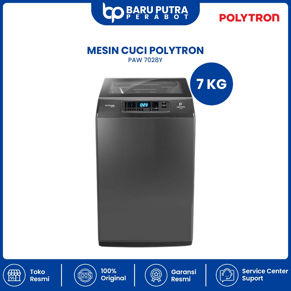 Jual POLYTRON Mesin Cuci 1 Tabung Zeromatic Laguna series Hijab 7 KG ...