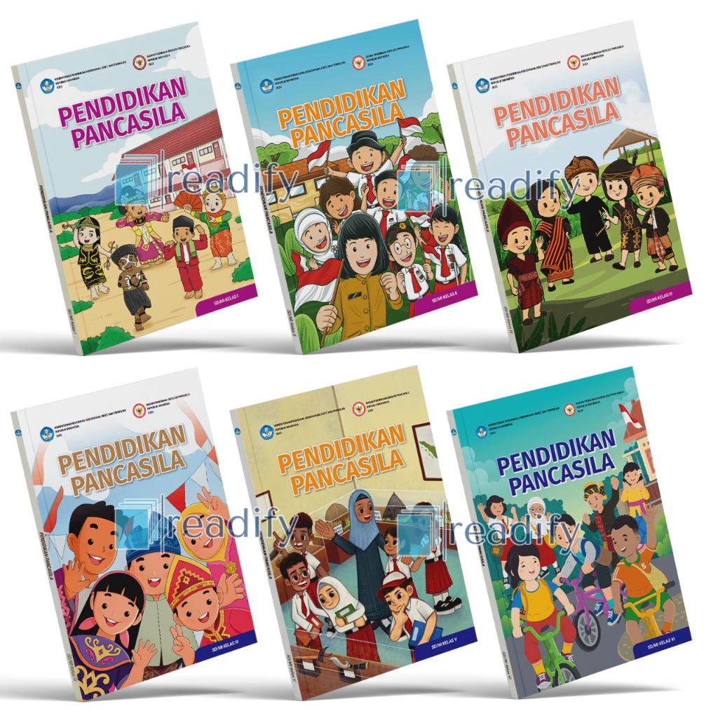 Jual Buku Pendidikan Pancasila Kelas 1 2 3 4 5 6 SD/MI Kemendikbud ...