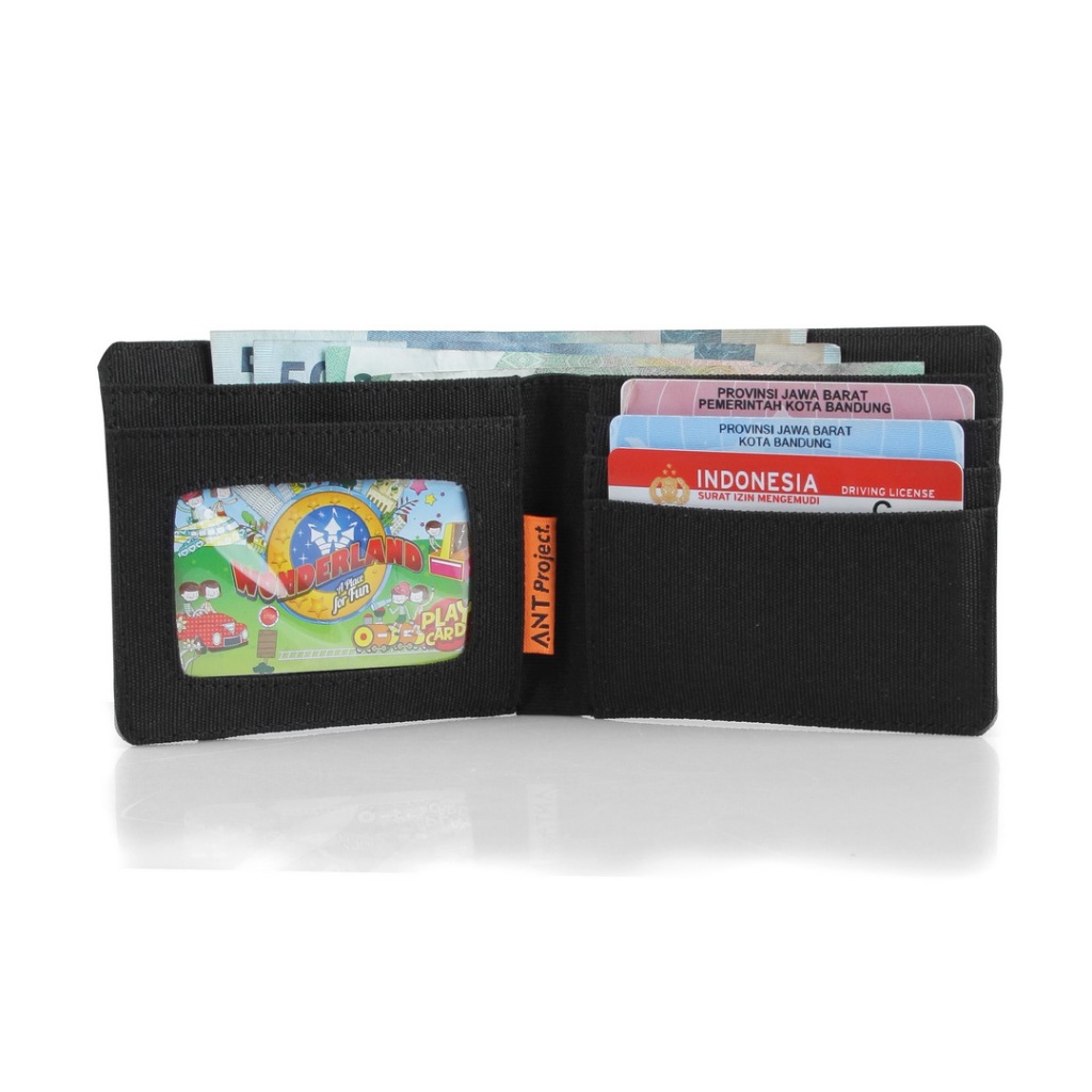 Jual ANT PROJECT - Dompet Lipat Pria POCKET Black - Dompet Kartu Uang ...