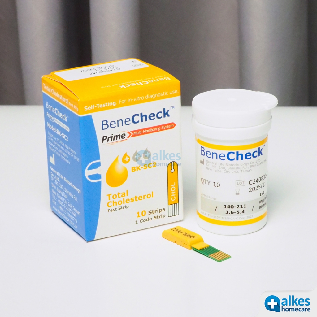 Jual Benecheck Prime Strip Test Kolesterol (Cholesterol) | Shopee Indonesia