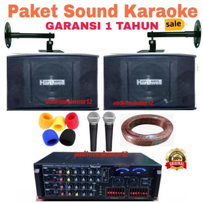 Jual Paket Sound System Hardwell CS450MKII 10 Inch Komplit Amplifier ...
