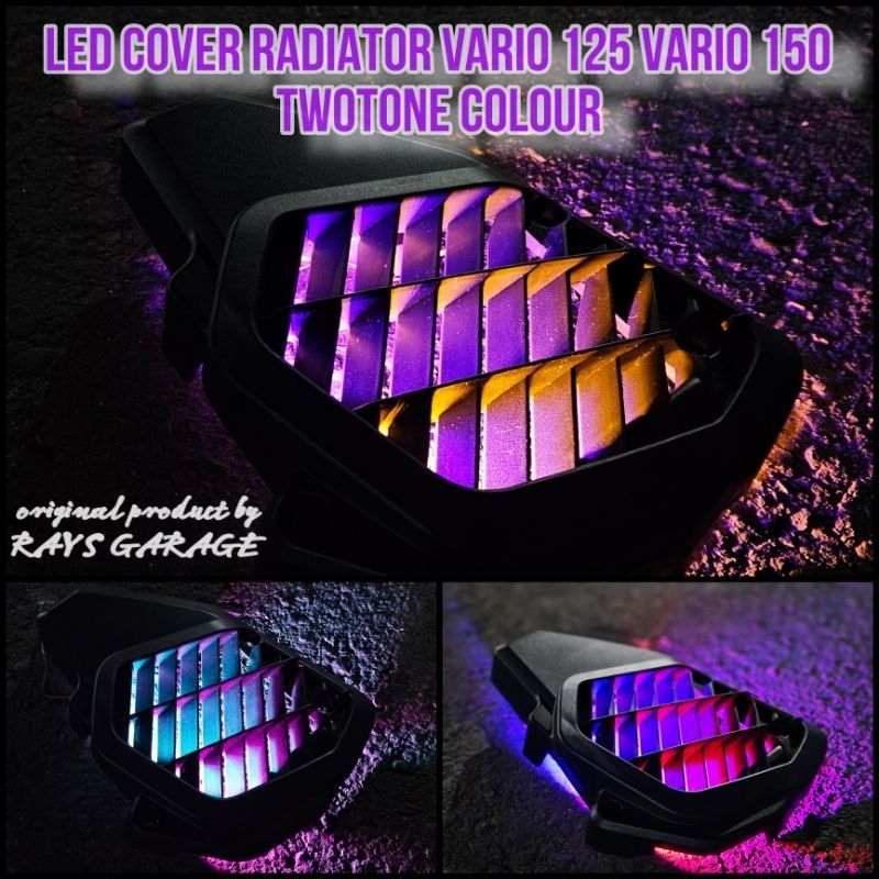 Jual cod lampu led cover radiator vario 125 vario 150 terbaru model 2 ...