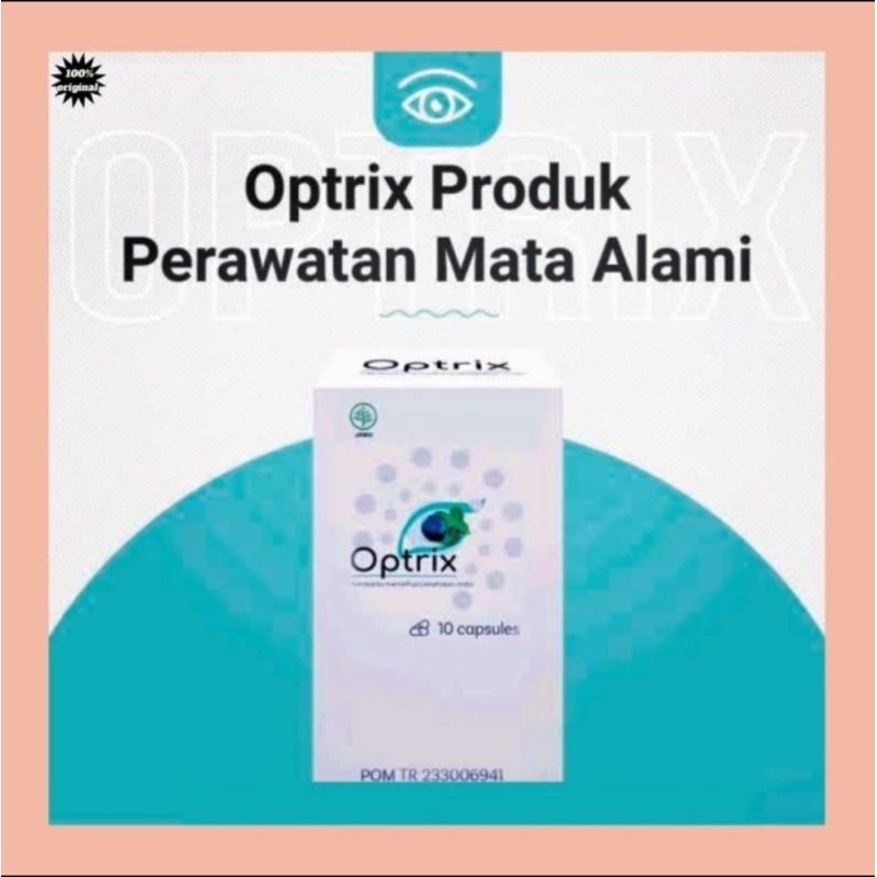Jual OPTRIX Obat Mata Asli Vitamin Herbal Original Herbal | Shopee ...