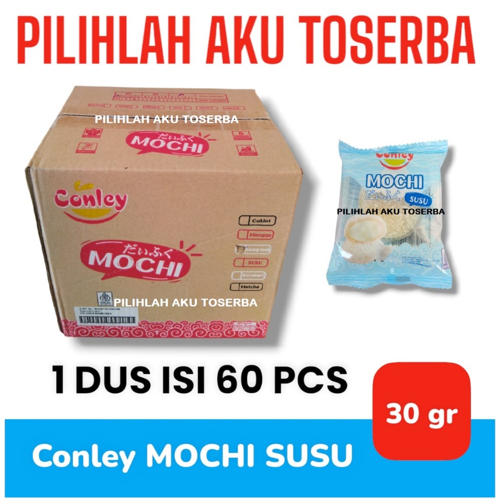 Jual Conley MOCHI Rasa SUSU - ( HARGA 1 DUS ) | Shopee Indonesia