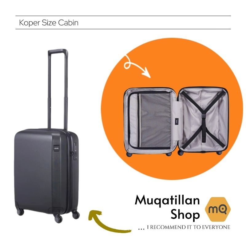 Jual Koper Lojel Rando Zip Expand Hardcase size Cabin Small/ 21 Inch ...