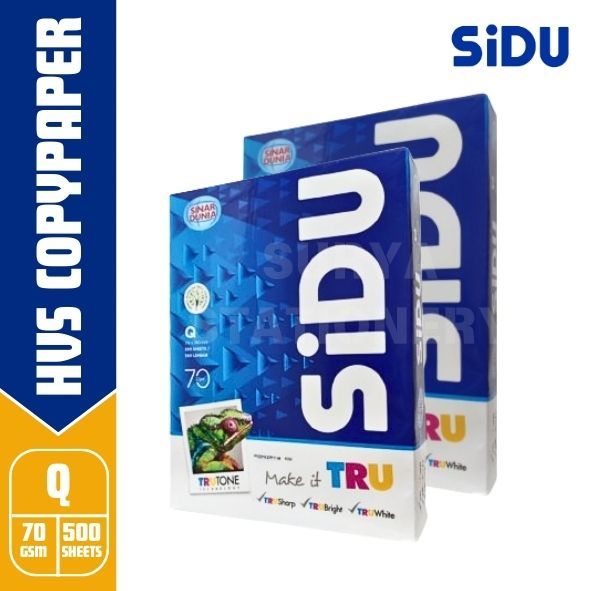Jual (RIM) KERTAS HVS SIDU QUARTO 70gsm / KERTAS HVS SIDU / KERTAS HVS ...