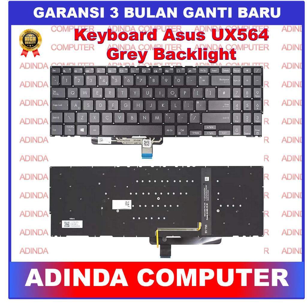 Écran Tactile LCD Complet Pour ASUS Zenbook Flip 15 UX564E - 15,6" - Neuf Avec Garantie