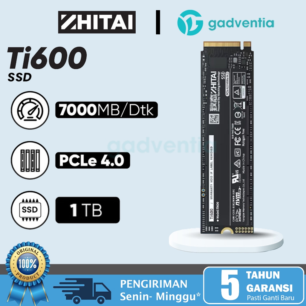 Jual ZHITAI SSD Ti600 500GB/1TB/2TB/4TB M2 Solid State Drive SSD